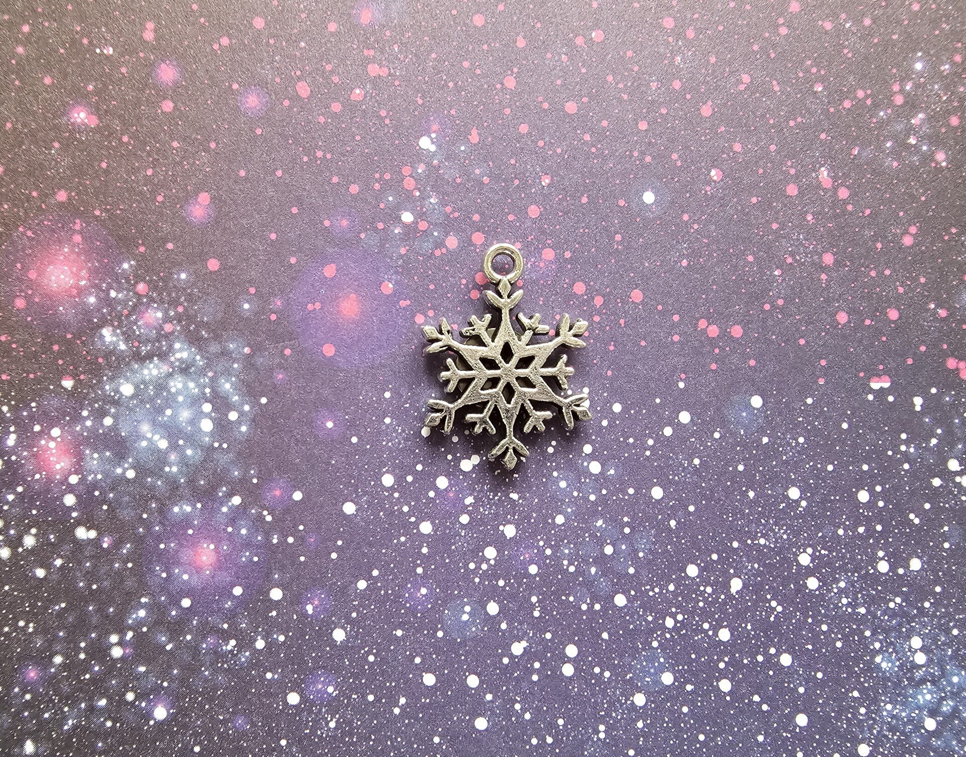 Coverminder silberner Schneestern