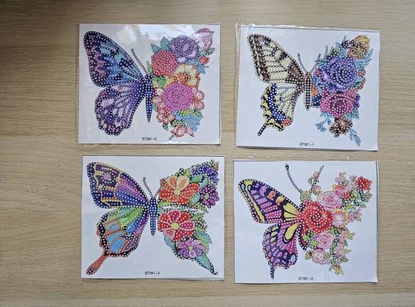 große Schmetterlingsaufkleber