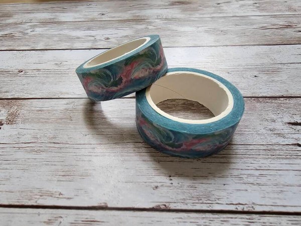 Washi Tape Aquarellwellen