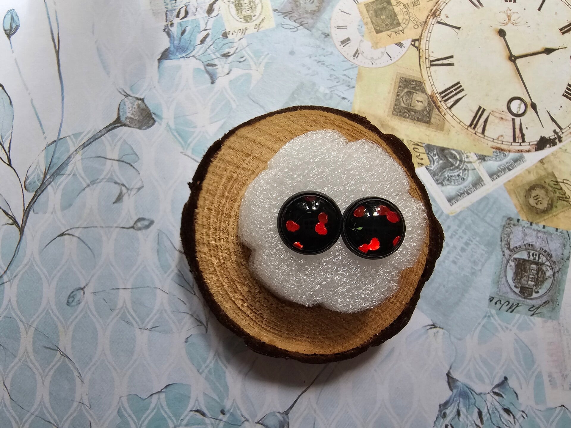 Retro-Ohrringe Kirschen