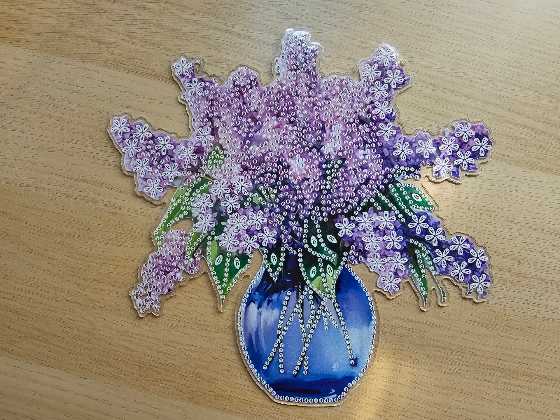 Anhänger Lavendelstrauß light