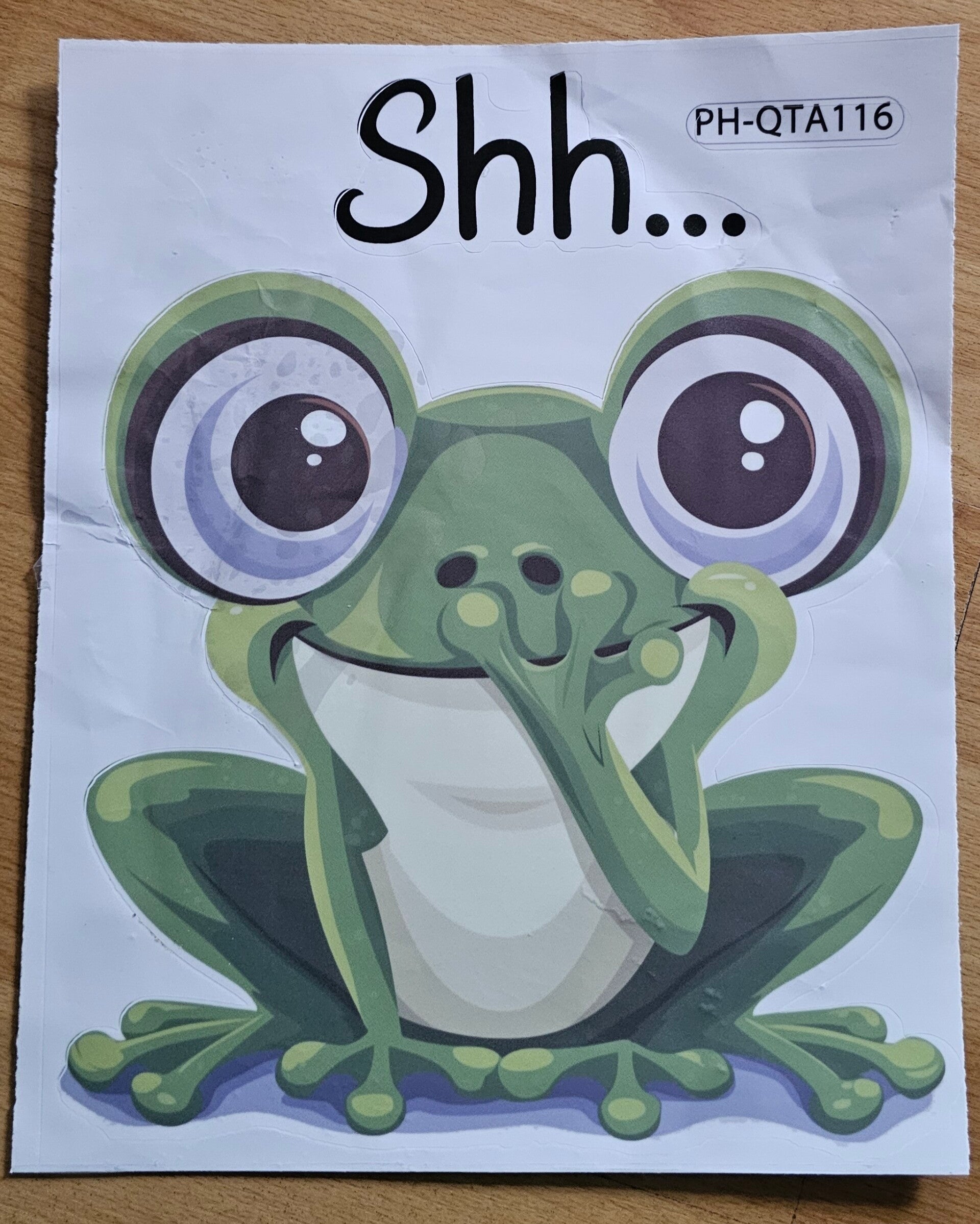 Froschaufkleber