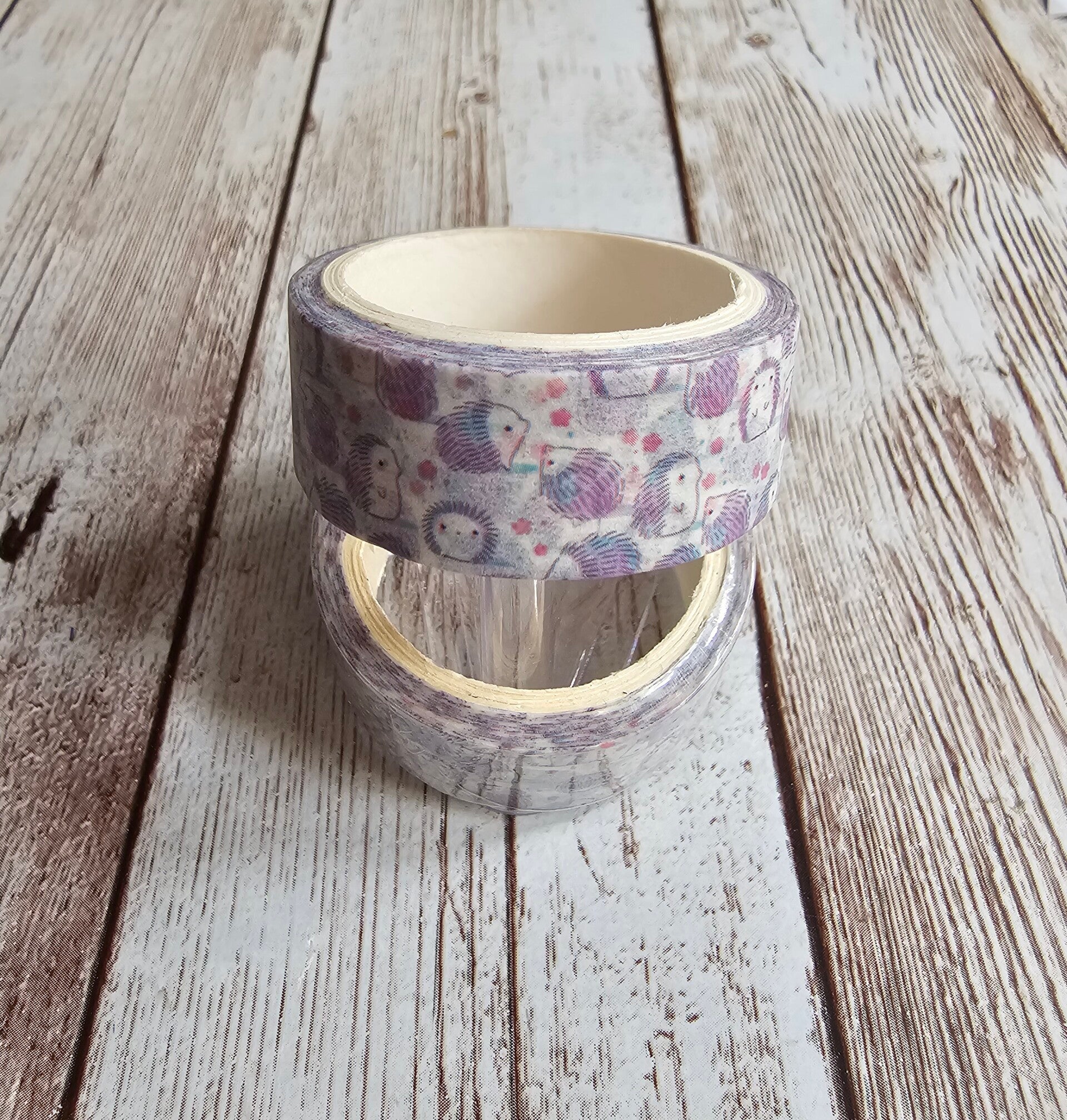 Washi Tape lila Igel