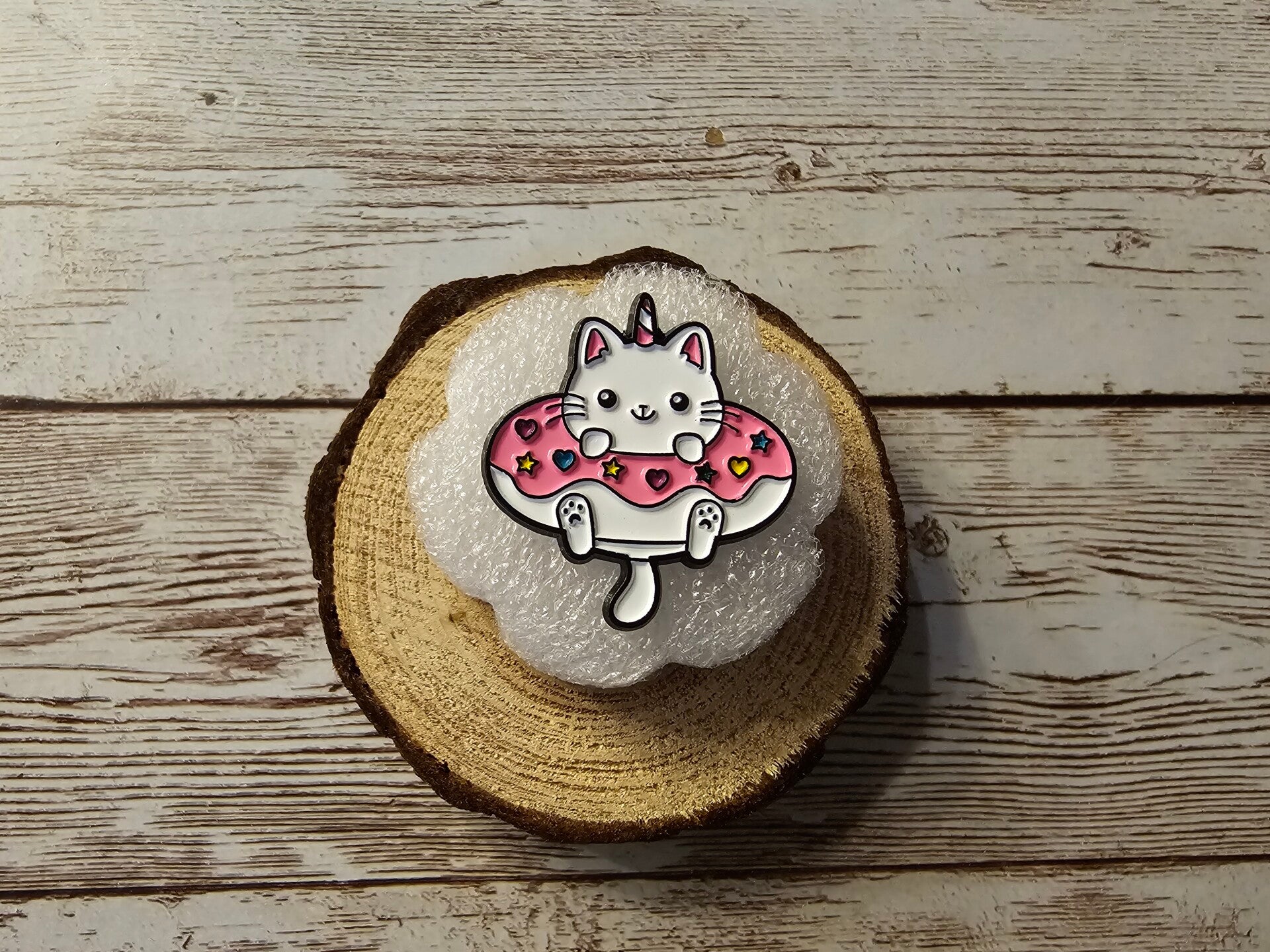 Coverminder Einhornkatze im Donut