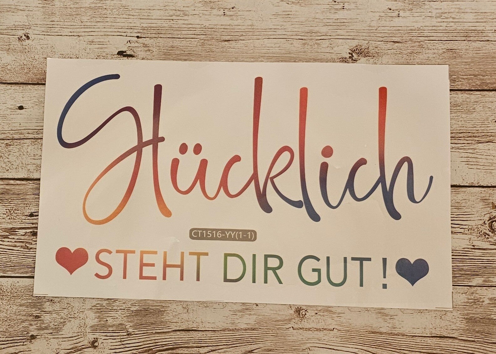 Glücklich-Aufkleber