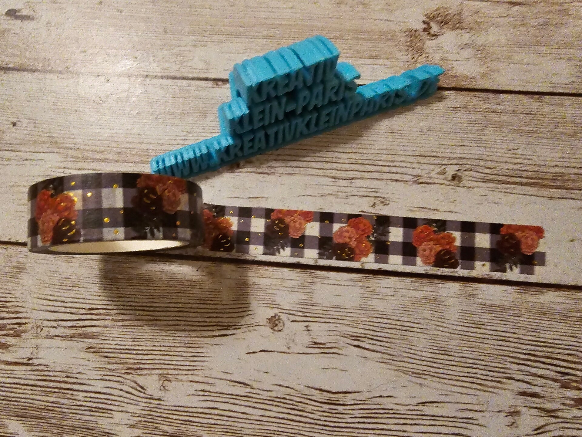 Washi Tape goldverzierte Nelken