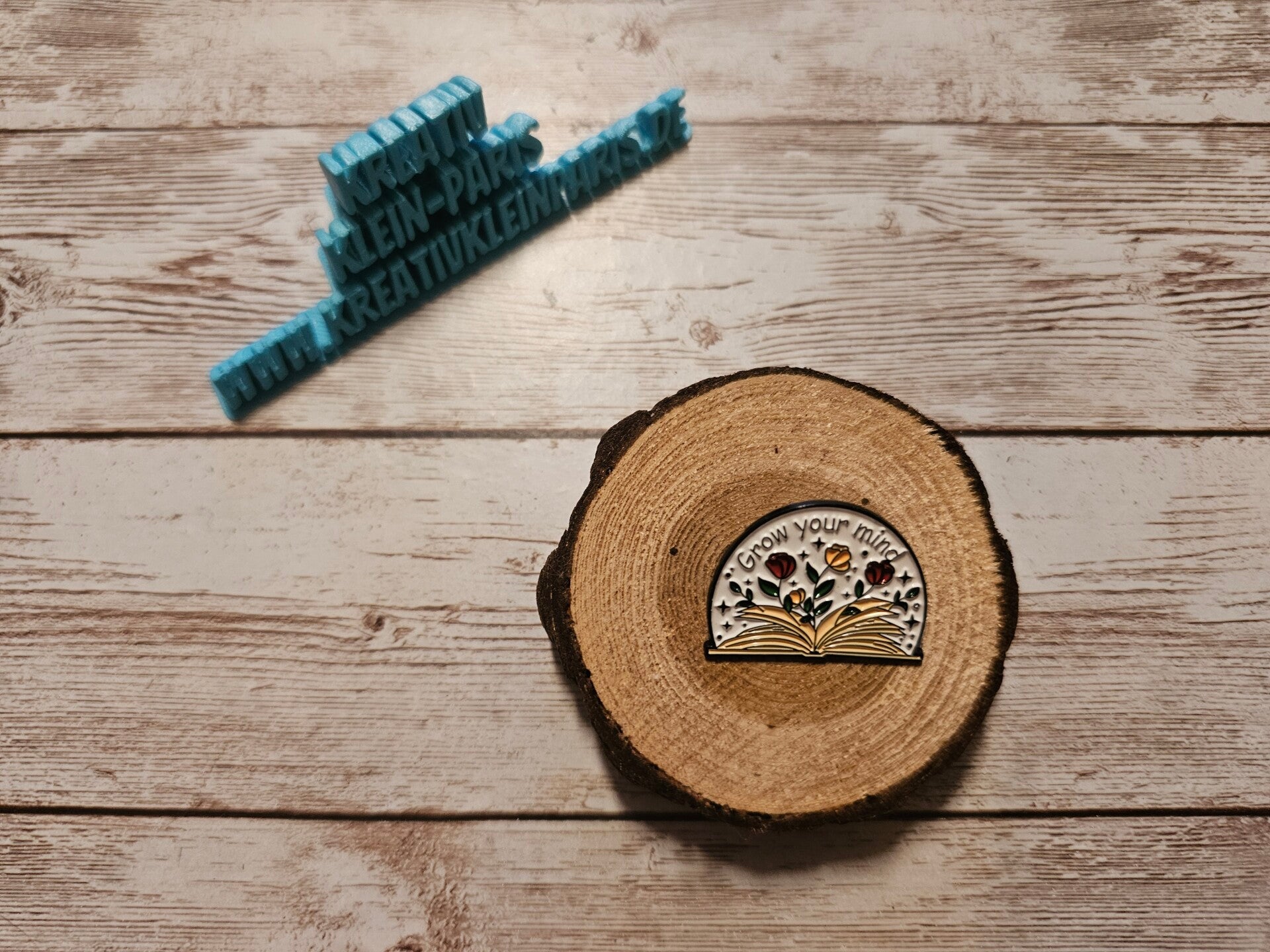 Ansteckpin "Grow your mind"