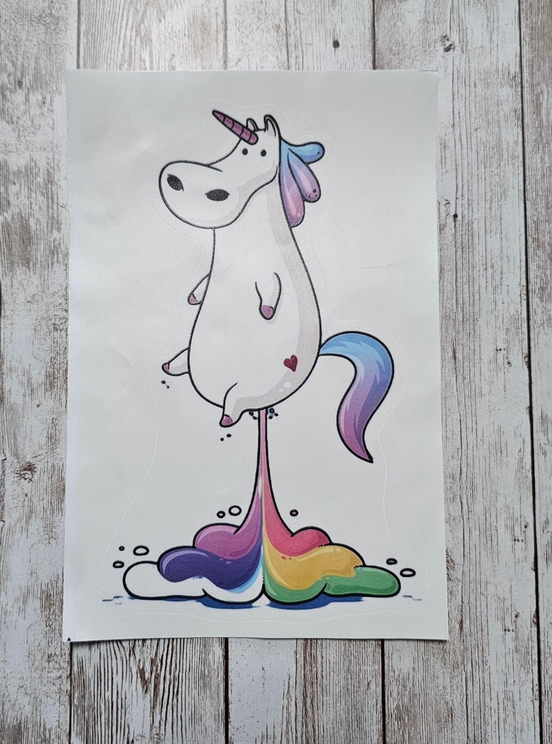 Einhornpups-Aufkleber