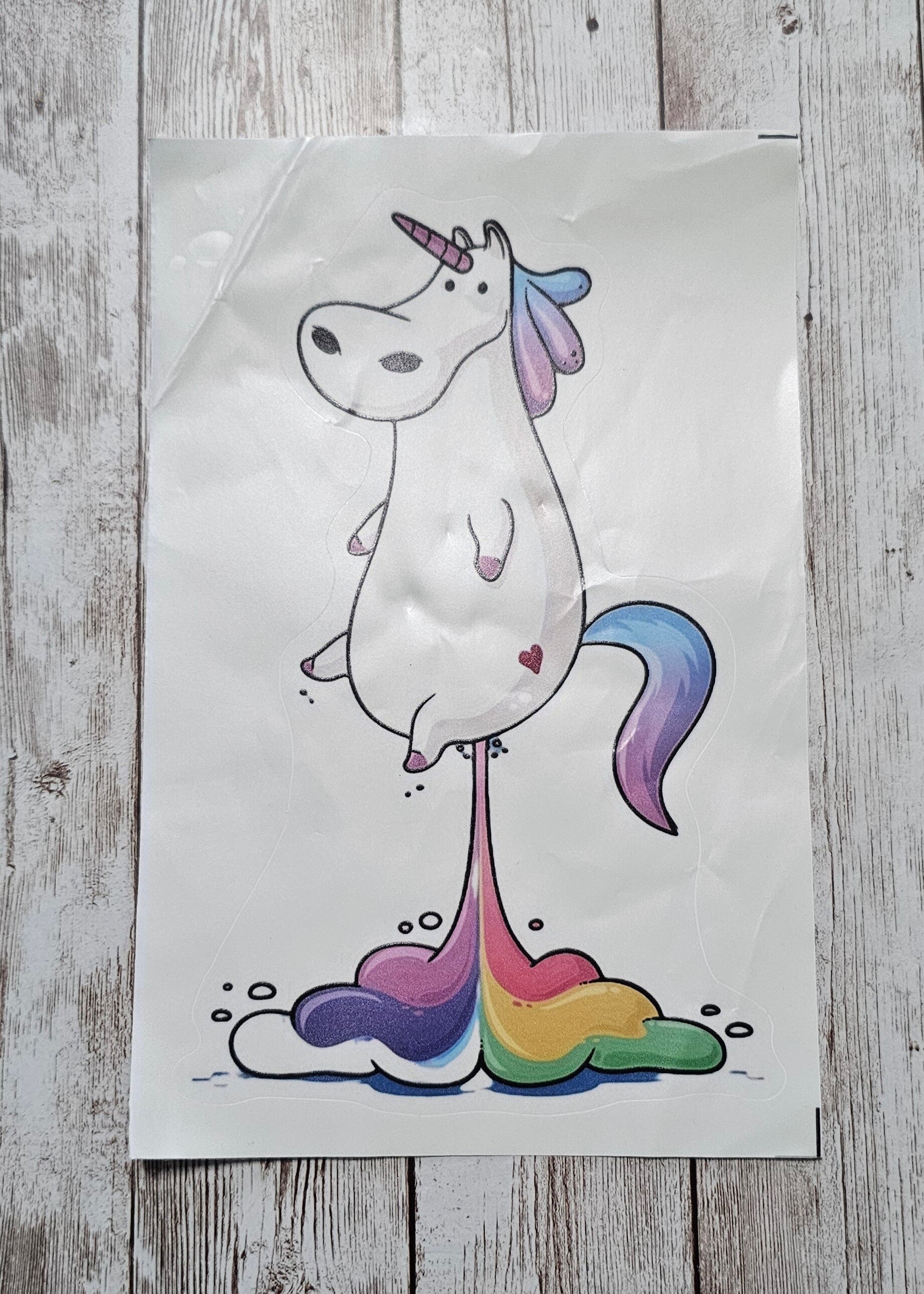 2. Wahl Einhornpups-Aufkleber