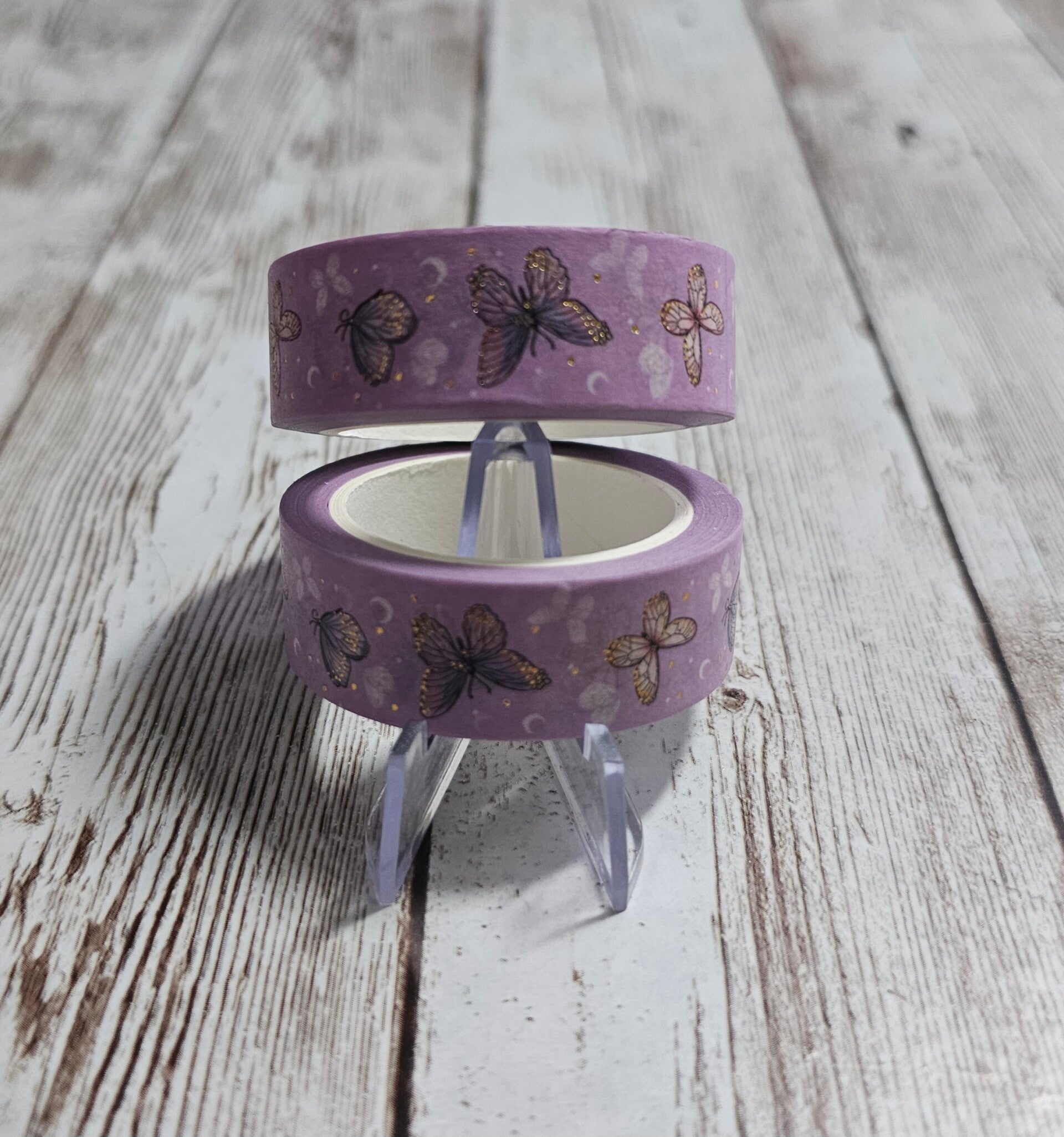 Washi Tape goldverzierte Schmetterlinge