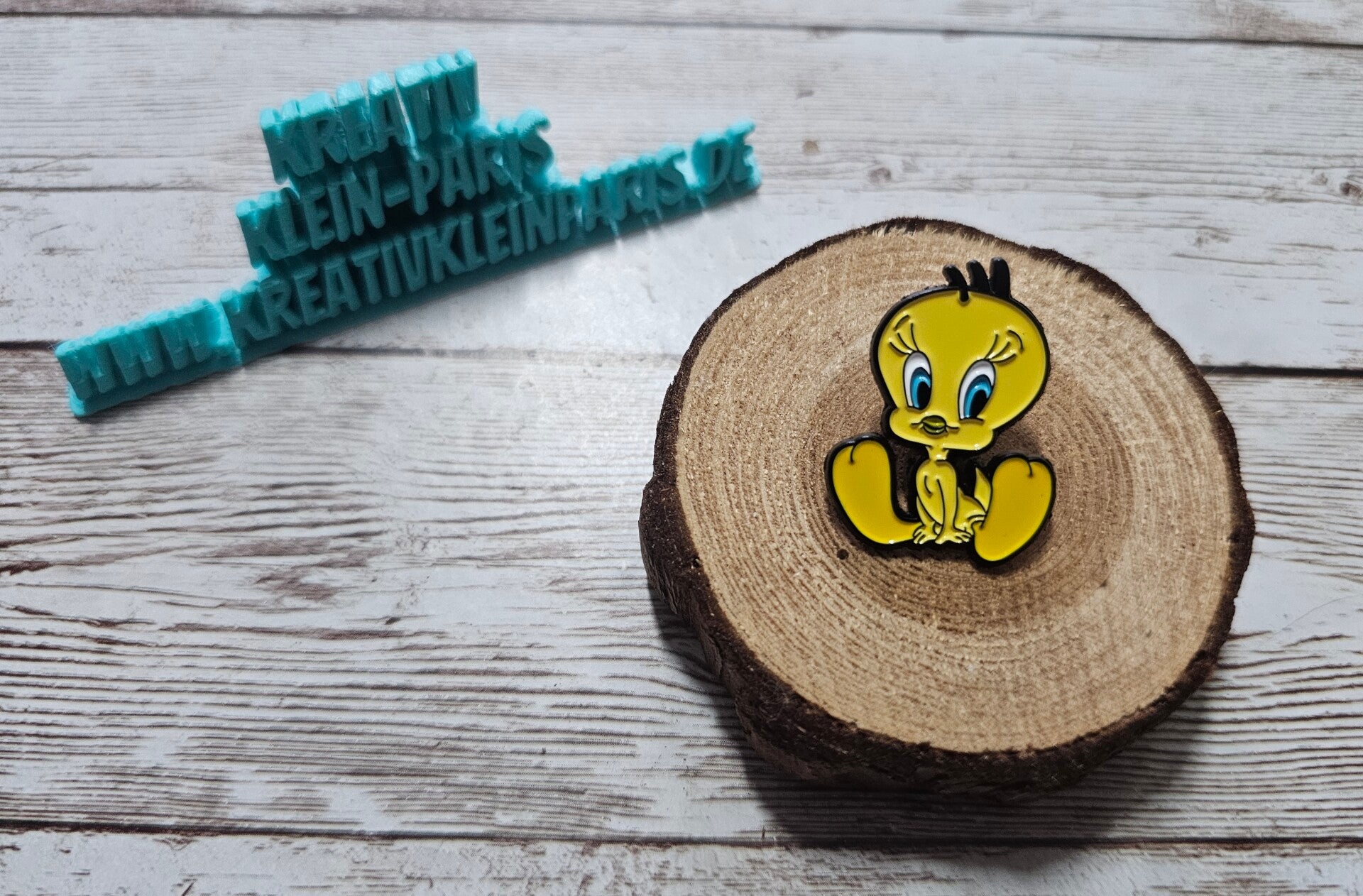 Ansteckpin Kanarienvogel