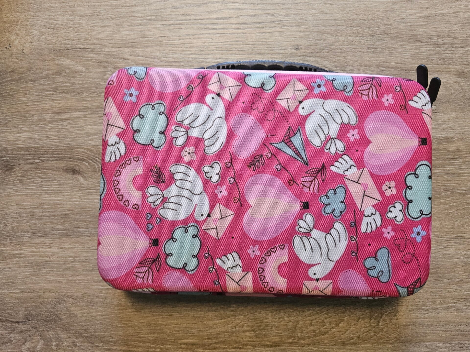 60er Fläschchen Aufbewahrungskoffer Valentinstag