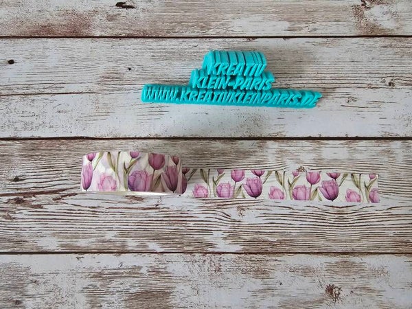 Washi Tape lila Tulpen