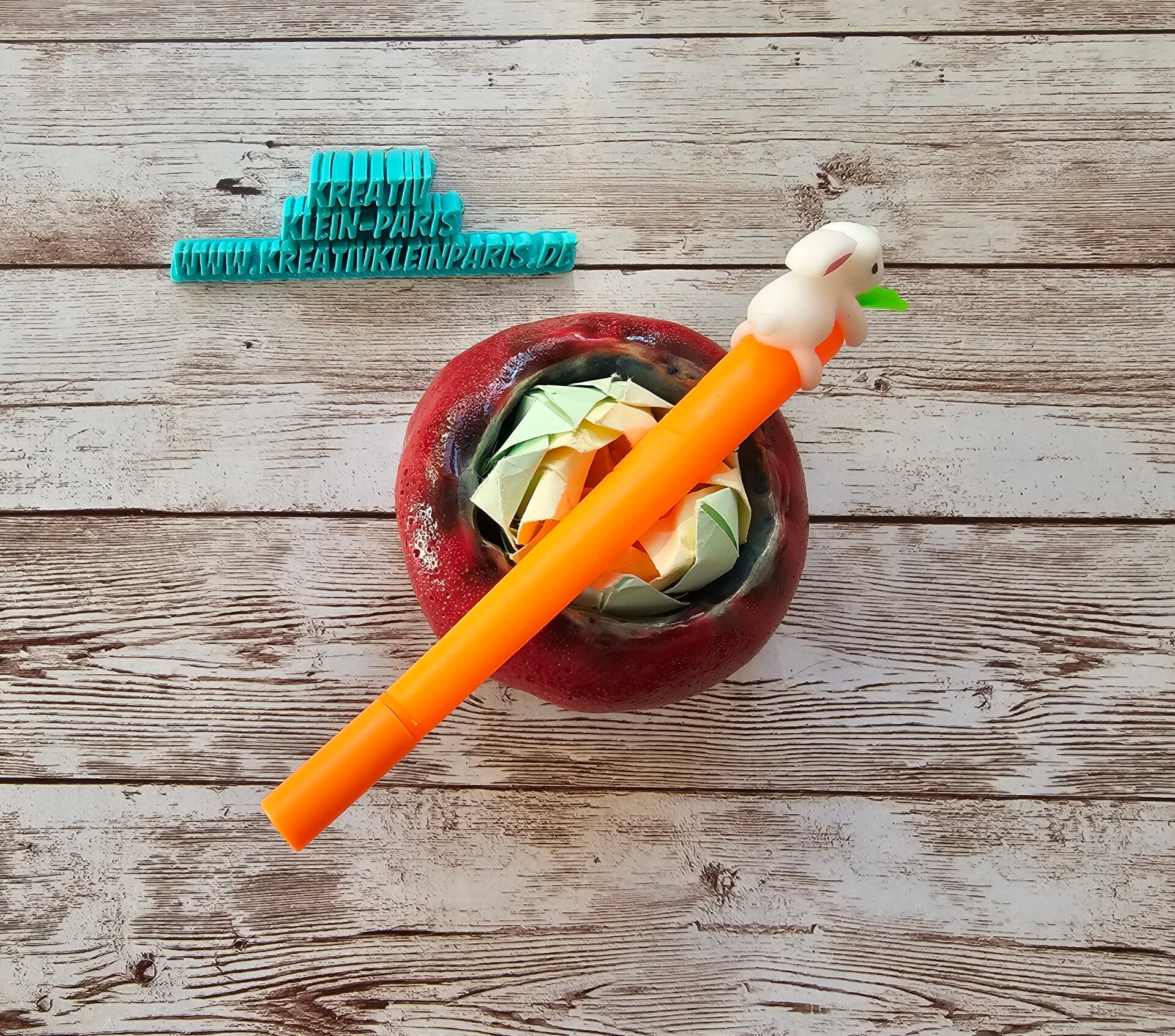Karottenstift mit Häschen