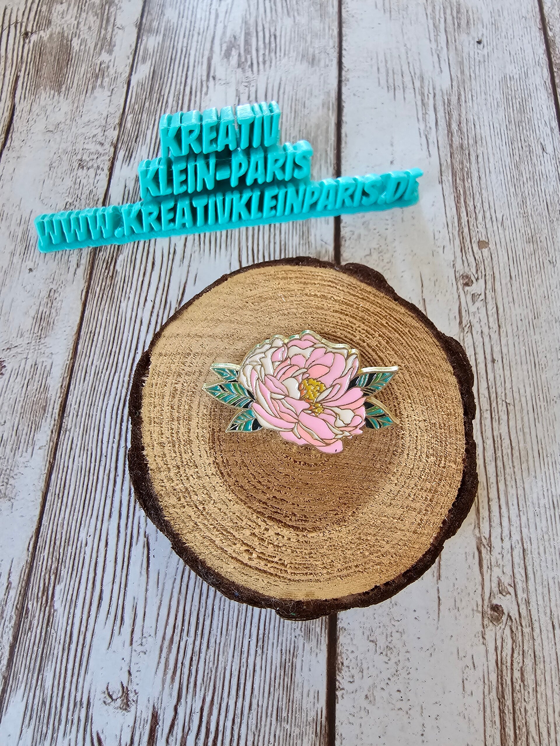 Coverminder Pfingstrose rosa-weiß