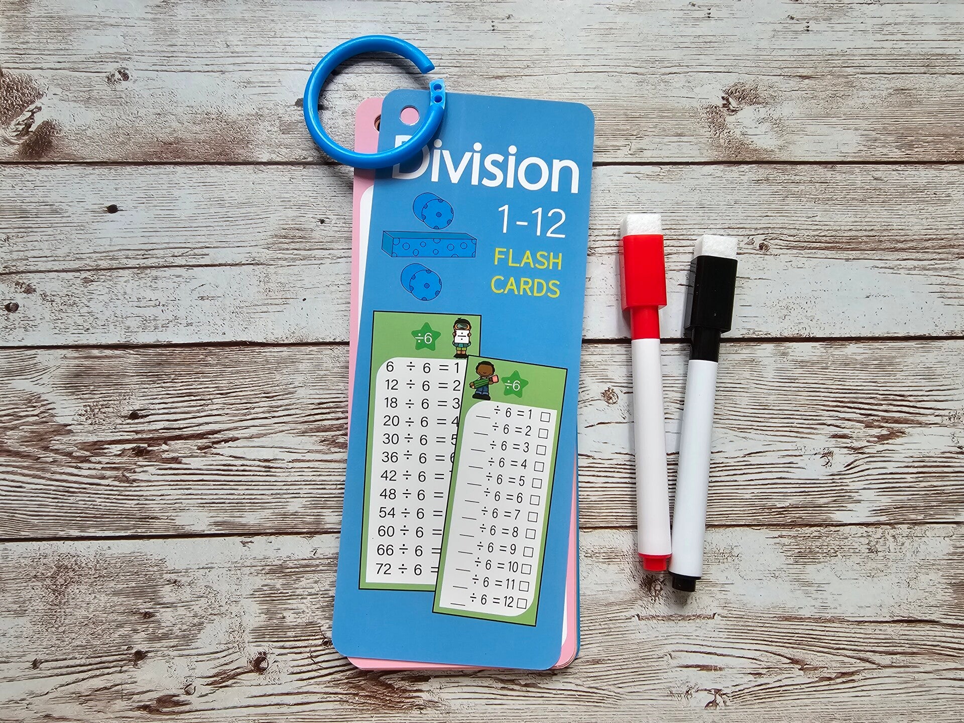 Flash Cards Mathe Division