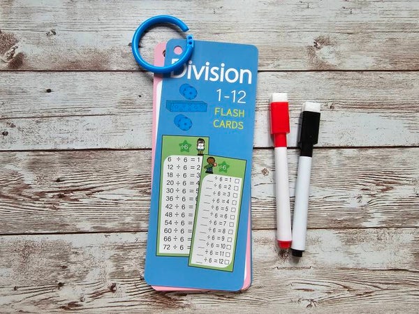 Flash Cards Mathe Division