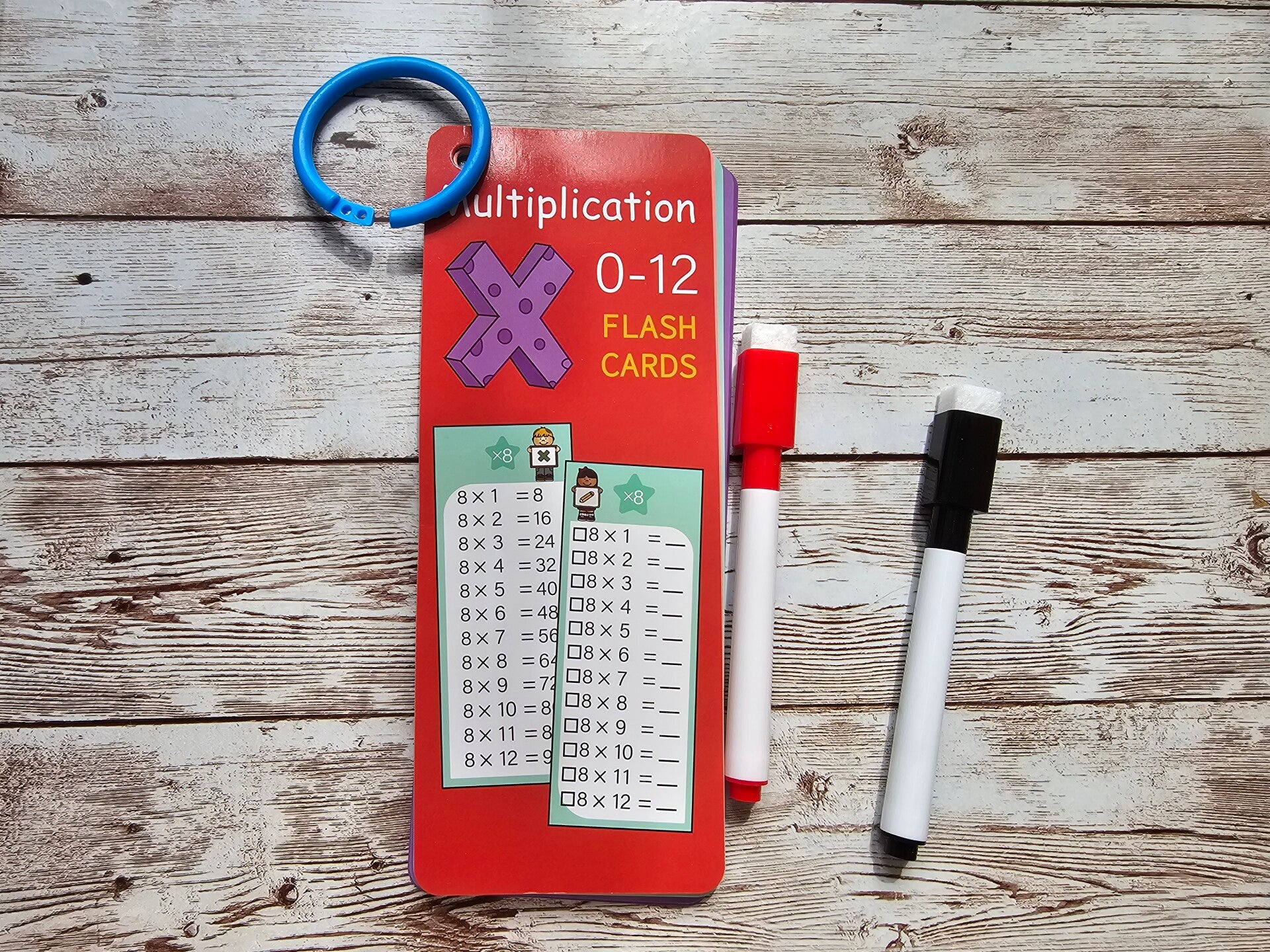 Flash Cards Mathe Multiplikation