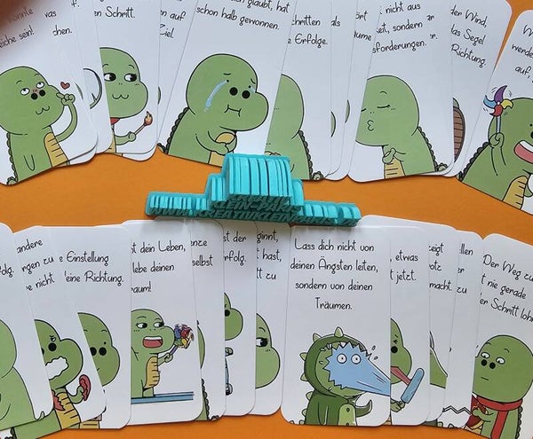 Affirmationskarten Dino