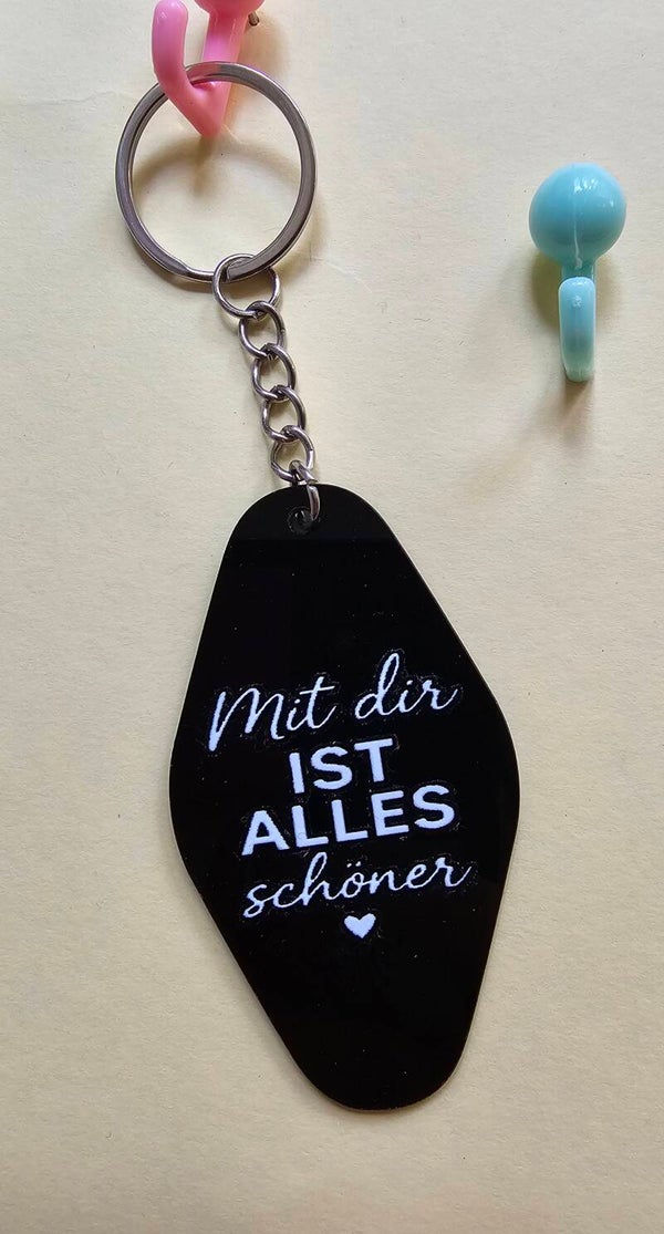 Schlüsselanhänger Mit dir