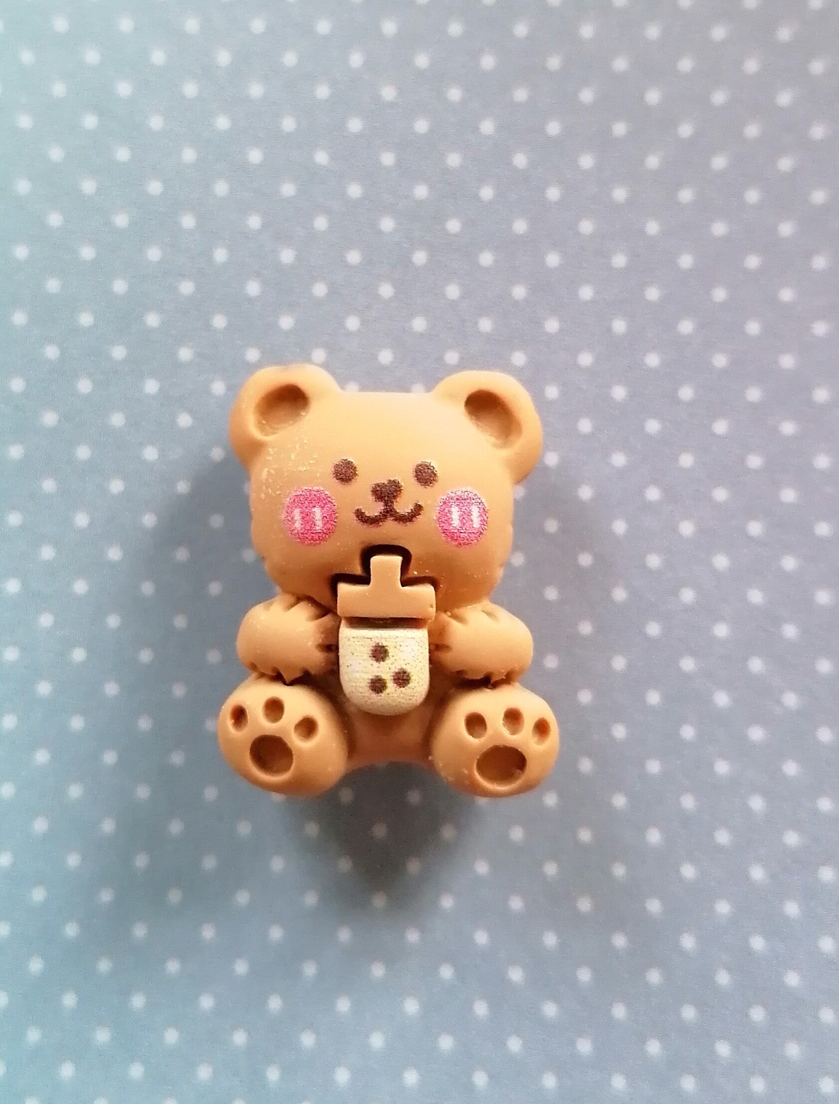 Coverminder brauner BubbleTeaBär