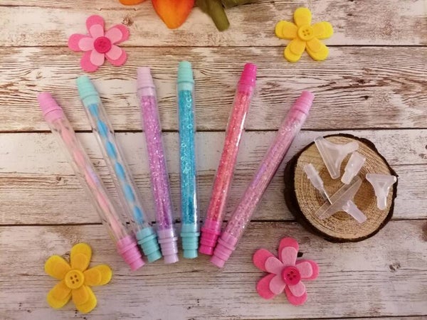 Doppel-Glitzerstift mit Zubehör