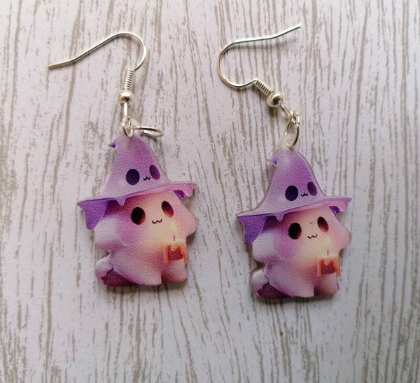 Halloween-Geisterohrringe