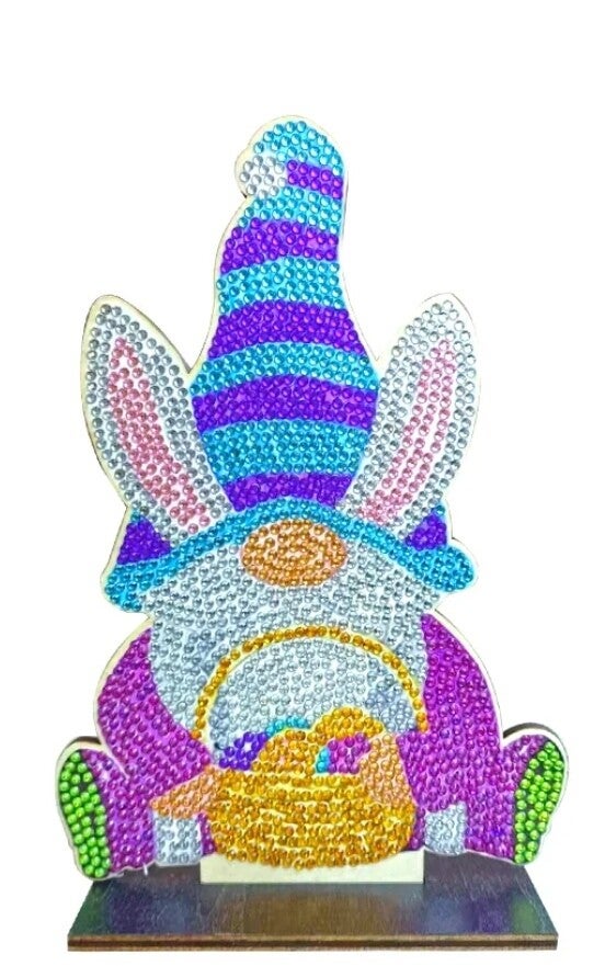 Aufsteller Osterhasengnom mit Körbchen