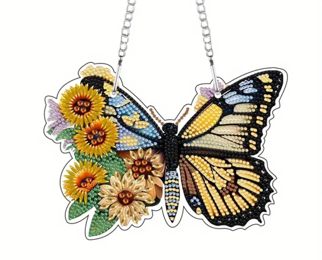 Anhänger Sonnenblumenschmetterling