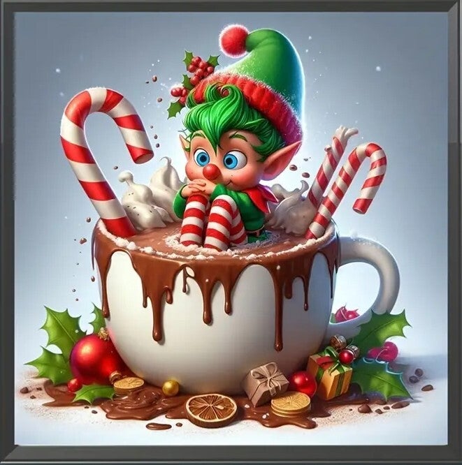 DP Bild Weihnachtliche Kakaoelfe