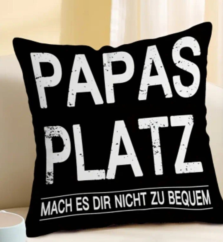 Kissenhülle Papas Platz