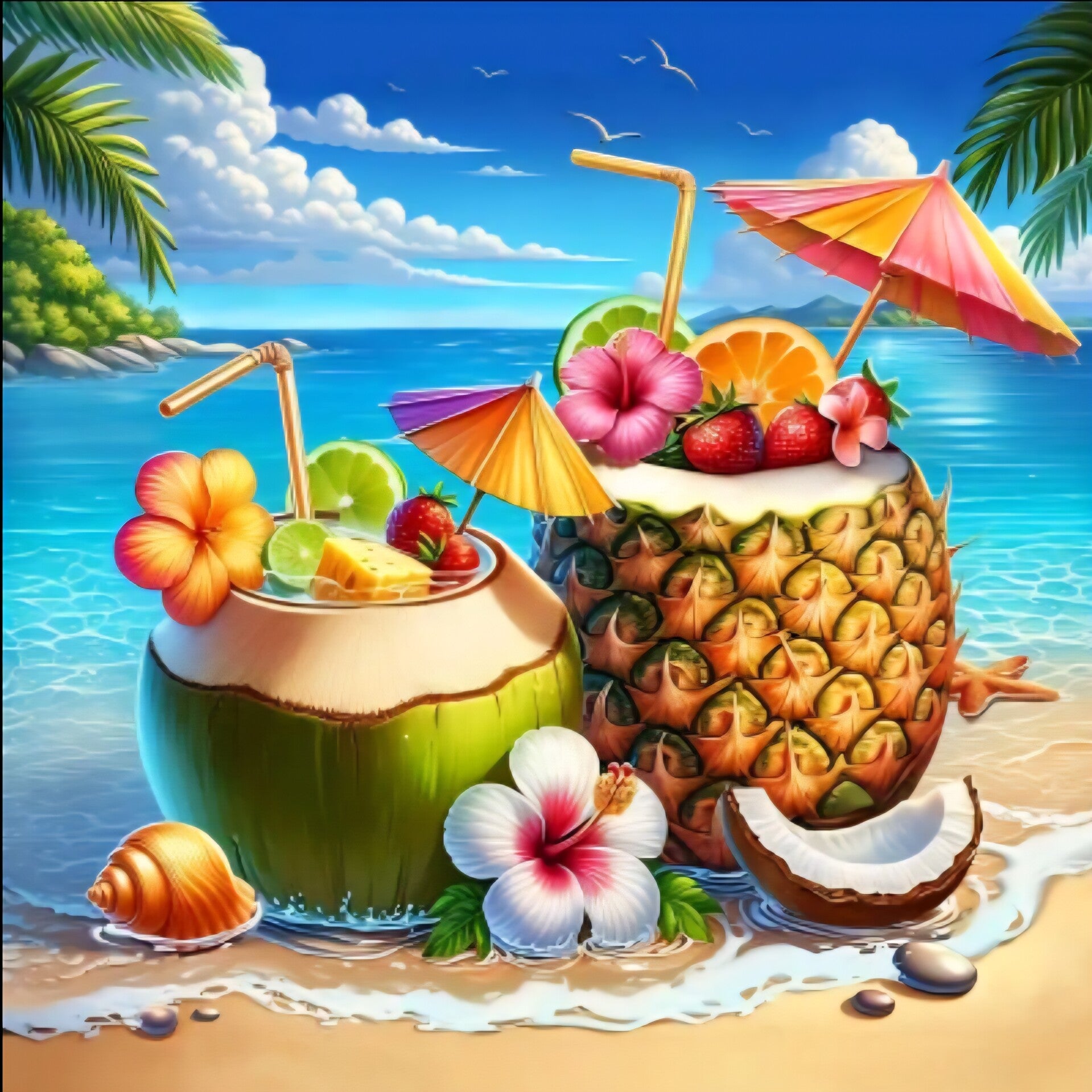 DP Bild Cocktails am Strand