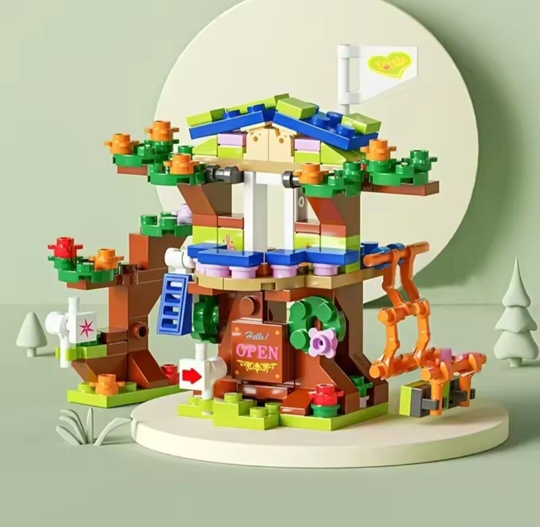 Klemmbausteinset Baumhaus 6=1