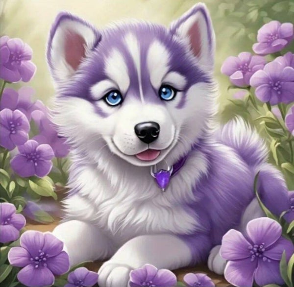 DP Bild lila Wolfsjunges