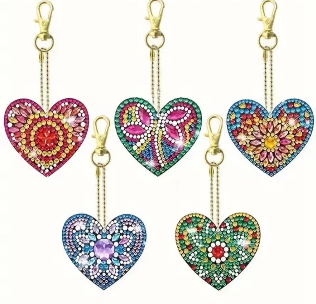 Schlüsselanhänger Herzen 2