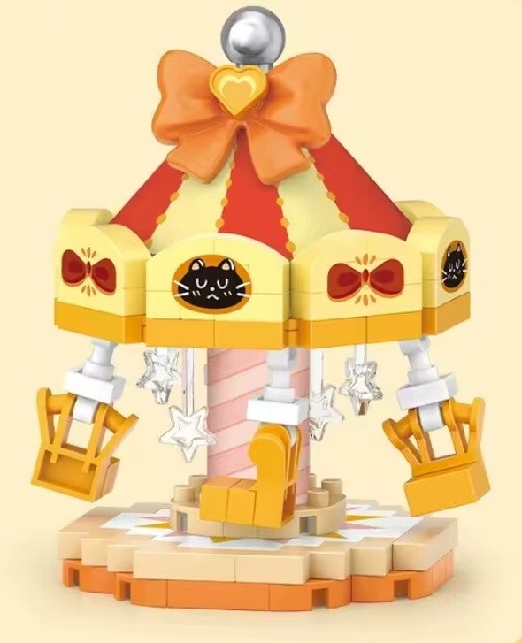 Mini-Klemmbausteinset "Ketten"karussell