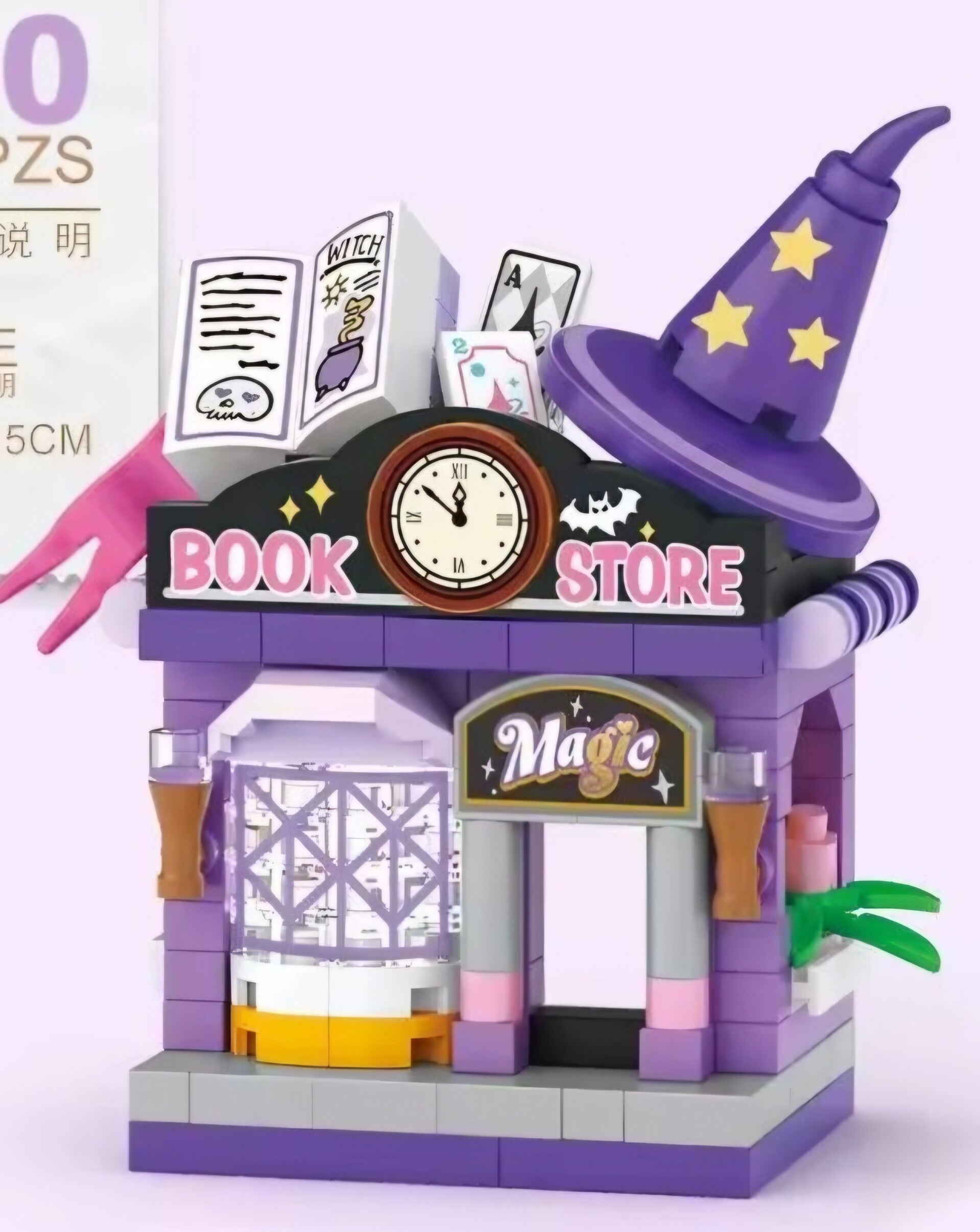 Mini-Klemmbausteinset Book Store Halloween