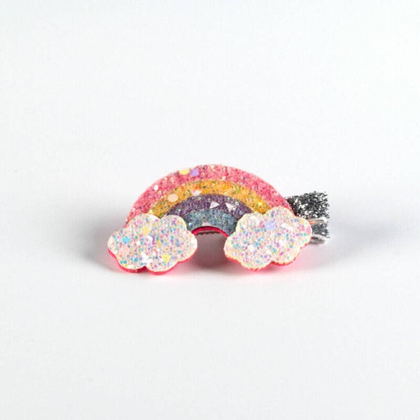 Busy Lizzie - hair clip rainbow
