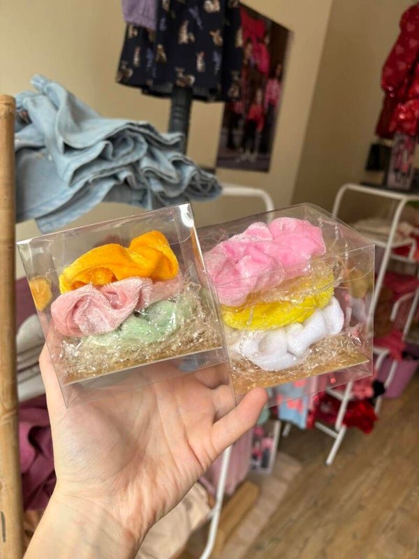 Bubbly Bubbles doosje Scrunchies