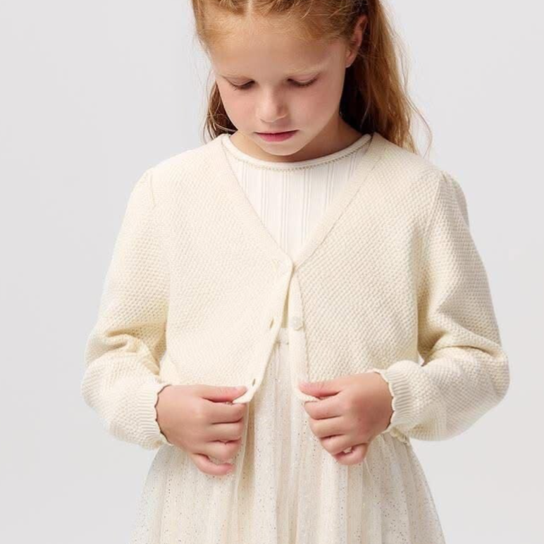 Noppies Outlet Feestkledij Giletje ecru