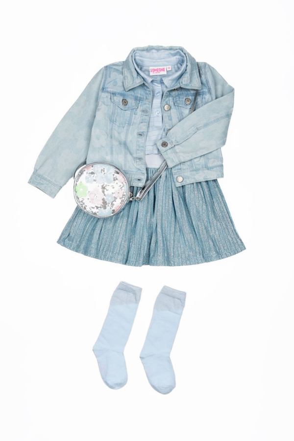 SS26 Someone jurk blauw