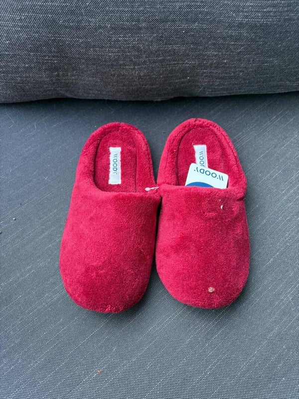 Woody Outlet pantoffels bordeaux