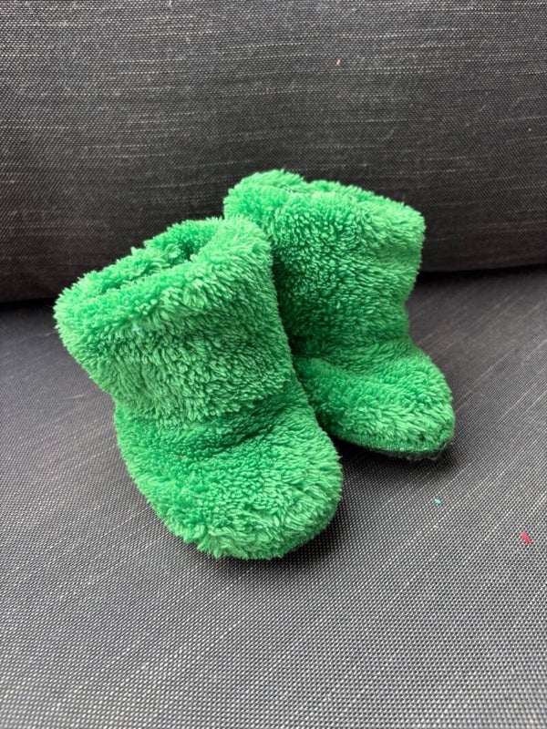 Woody Outlet pantoffels groen baby