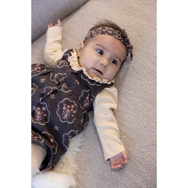 WS25 Feetje jurkje antraciet 'Woodland'