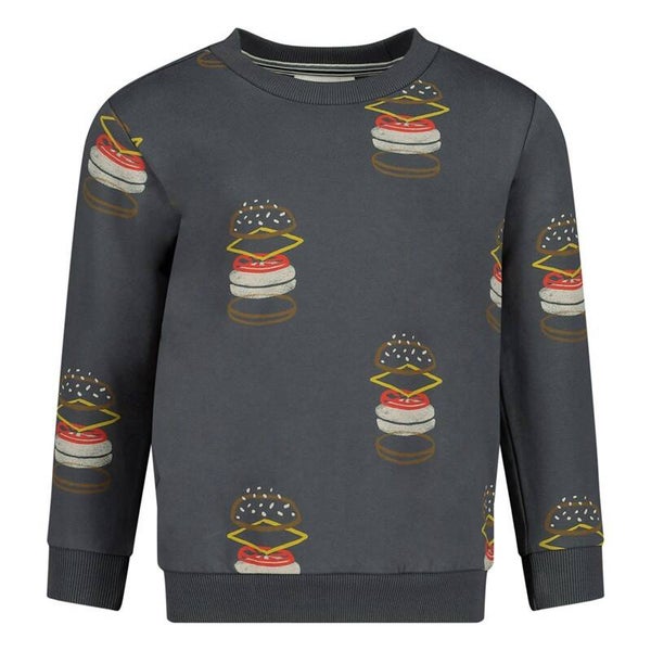 WS25 Sturdy sweater hamburger grijs