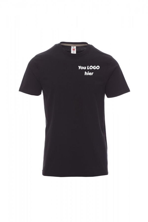 Payper T-Shirt Sunrise + Bedrukking Logo Borst en Rug - 190 g/m²