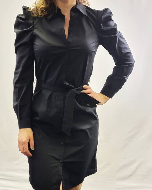 MINUS - elayna shirtdress - black