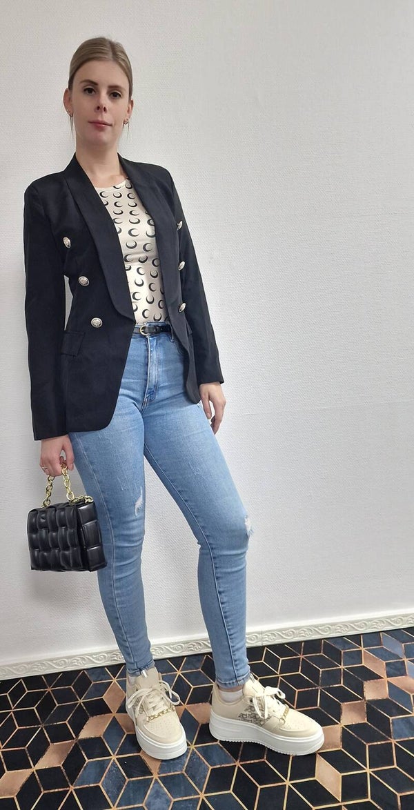 GOLDEN BUTTON BLAZER