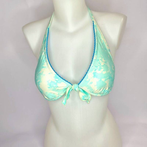 BEACHWAVE HALTER BIKINITOP - MINT #BW.MG.005