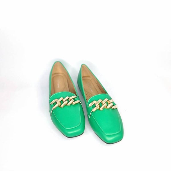 VQ® DIAMOND CHAIN LOAFERS - GREEN